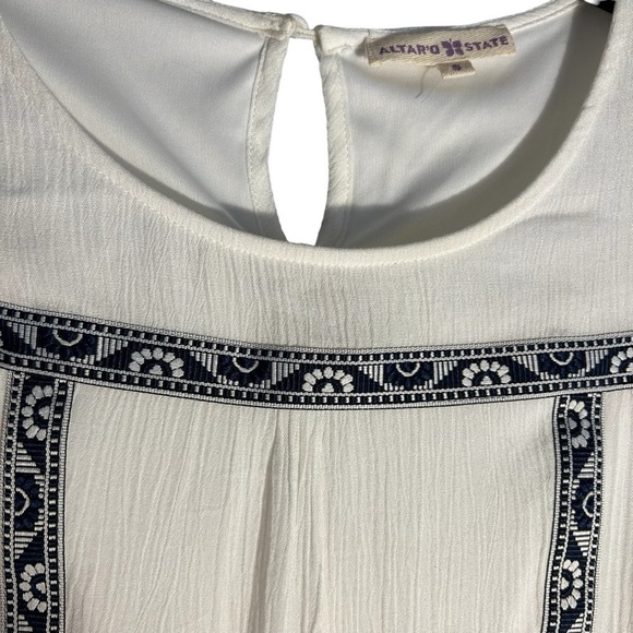 Altar'd State White and Blue Mini Dress - Picture 5 of 10